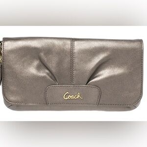 COACH Metallic brown Ashely‎ wallet/clutch